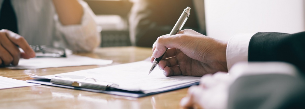ondertekenen van document
