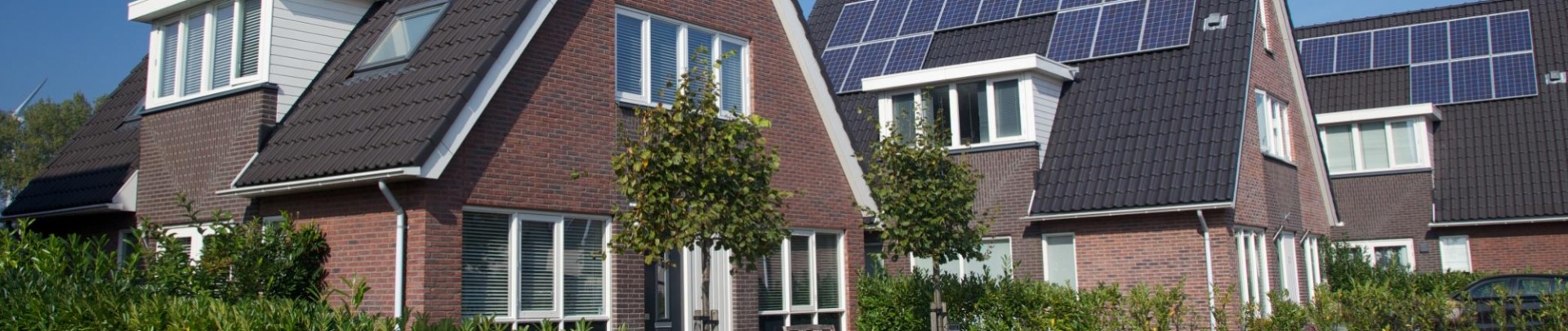 Huis met zonnepanelen